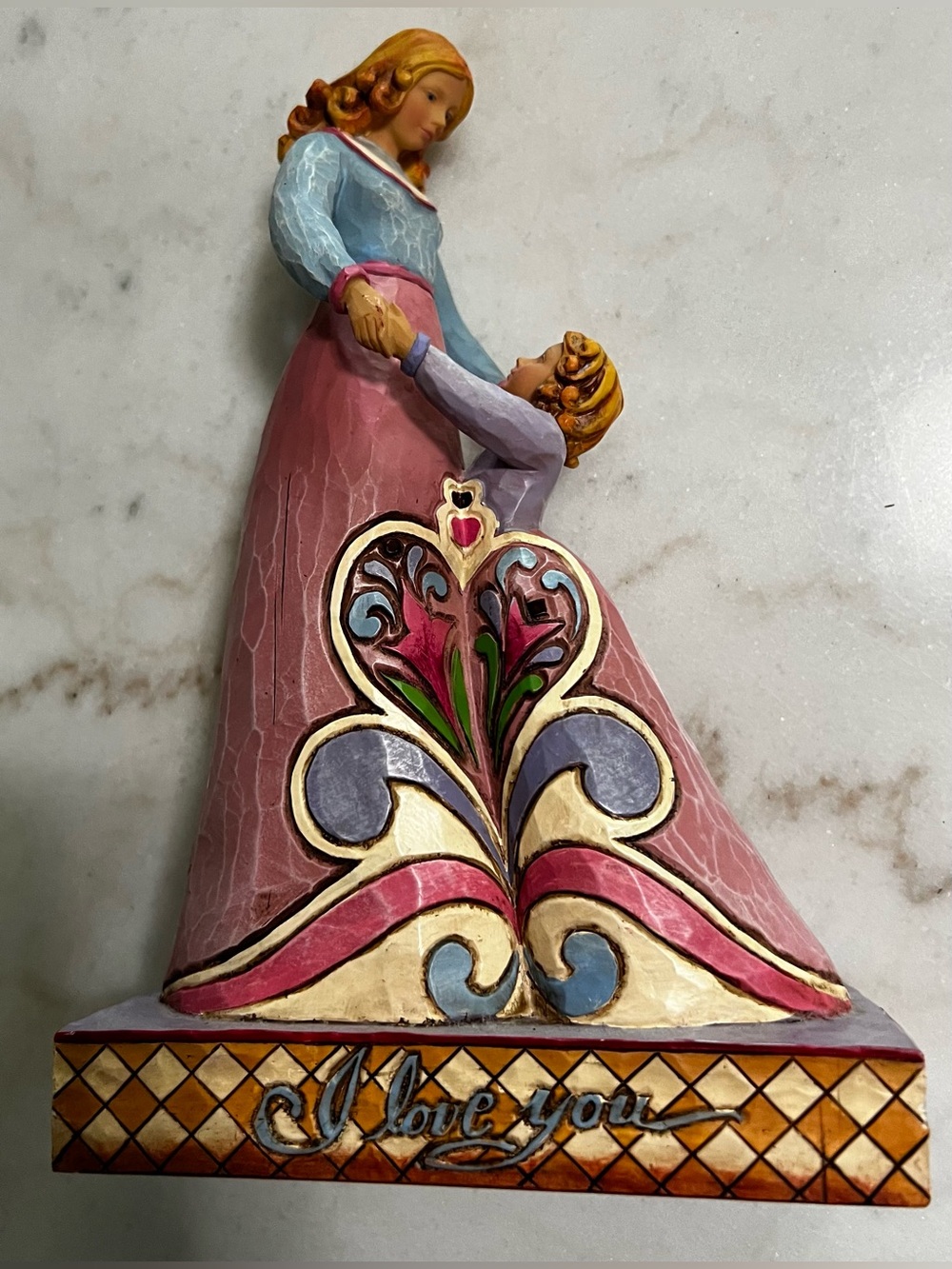 Jim Shore Figurine I Love You Mother and Daughter Embrace 2006 C4007243